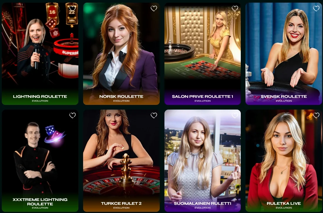 Casino en vivo en Savaspin con mesas de ruleta y crupieres en streaming